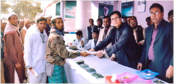 Prime Bank Limited has opened a Medical Camp at Ijtema premises for the devotees of Biswa Ijtema.