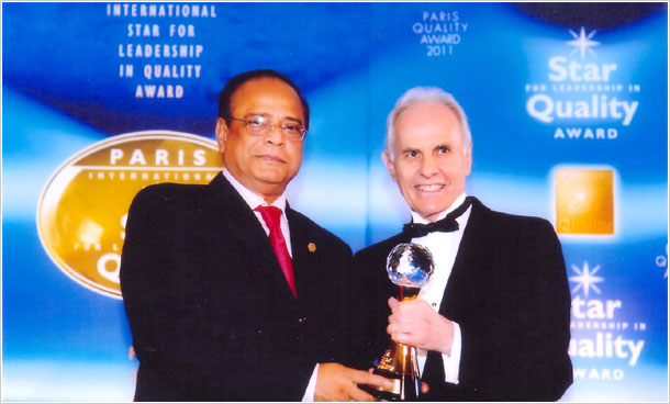 Prime Bank Limited received the International Star for Leadership in Quality (ISLQ) Award in the Gold category given by the Business Initiative Directions (BID)