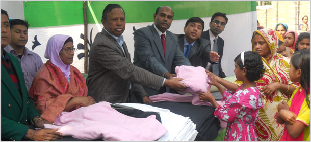 Prime Bank Distributes Blankets to Winter Troubled People in Rangpur