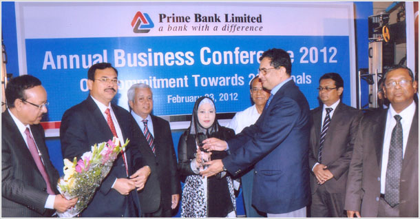 The Annual Business Conference of Prime Bank Limited was held on 23rd February at a city hotel in Dhaka