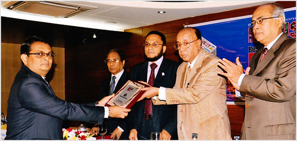 Prime Bank Limited received the award of the Strongest Bank in the Country at the “Strong Rated Bank Award 2012”