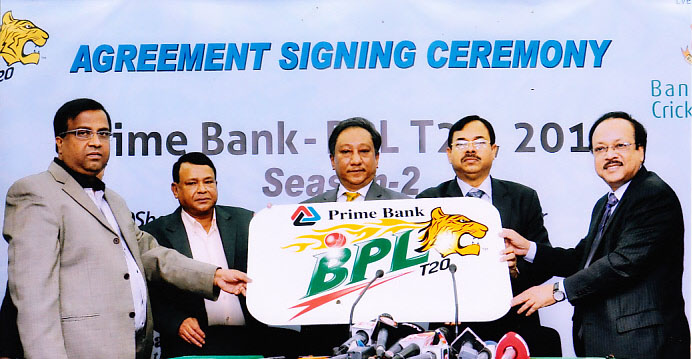 Prime Bank Becomes the Title Sponsor of BPL T20 2013