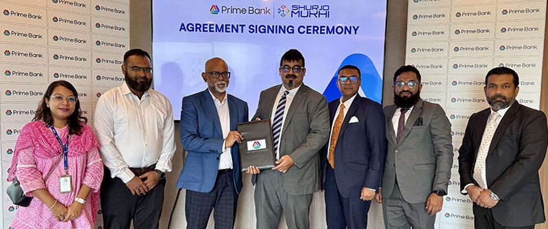 Prime Bank Signs Deal with Shurjomukhi Limited