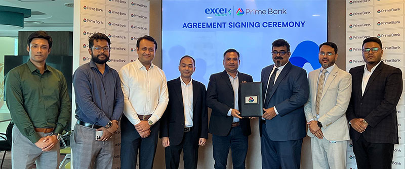 Prime Bank partners with Excel Telecom Pvt. Ltd. to enable Digital Device Financing for its Customers